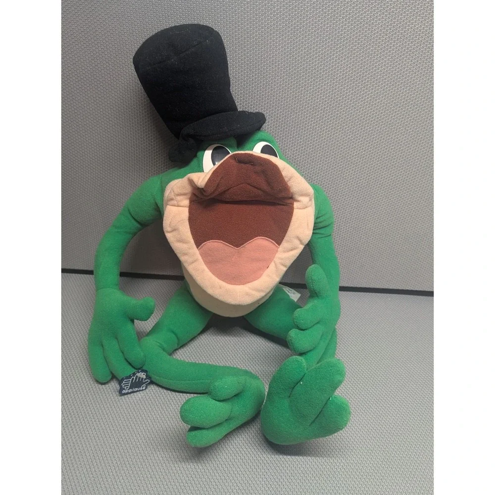 VTG 1994 Michigan J Frog Plush Looney Tunes Warner Bros Applause Tag Collectible